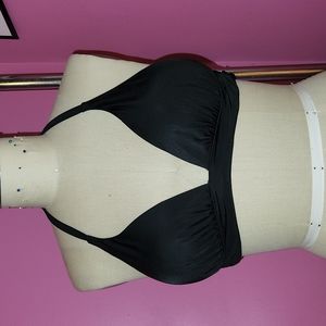 Victoria's Secret black halter bikini top